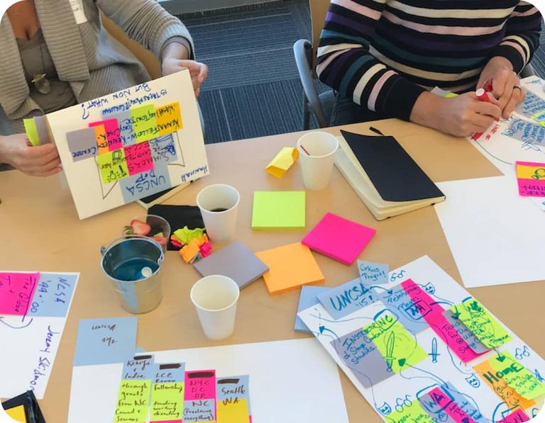 People brainstorming ideas People brainstorming ideas